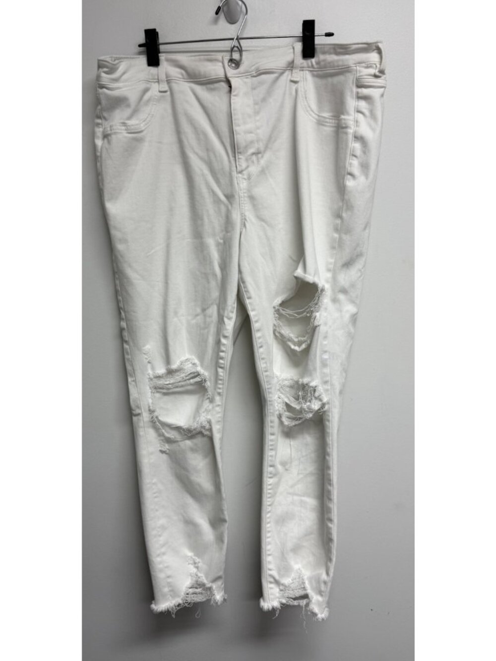 American Eagle Curvy Hi Rise Jegging Jeans Size 22 R White Next Level Stretch